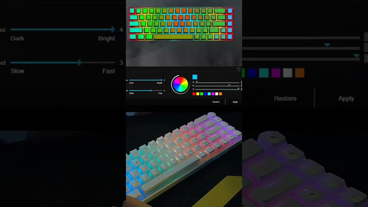 Rakk Diwa V2 68 KEYS Mechanical Keyboard | Unboxing and Overview - P1095 Only
