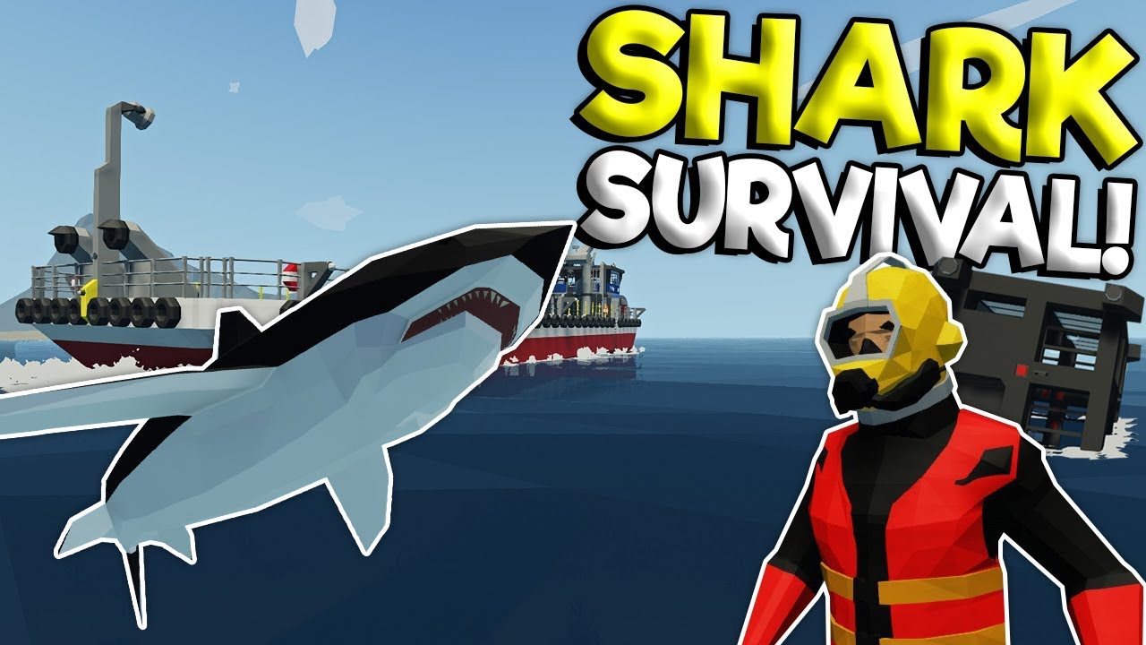SURVIVING A SHARK SWARM ATTACK! - Stormworks Multiplayer Gameplay - Sinking Ship Survival Update