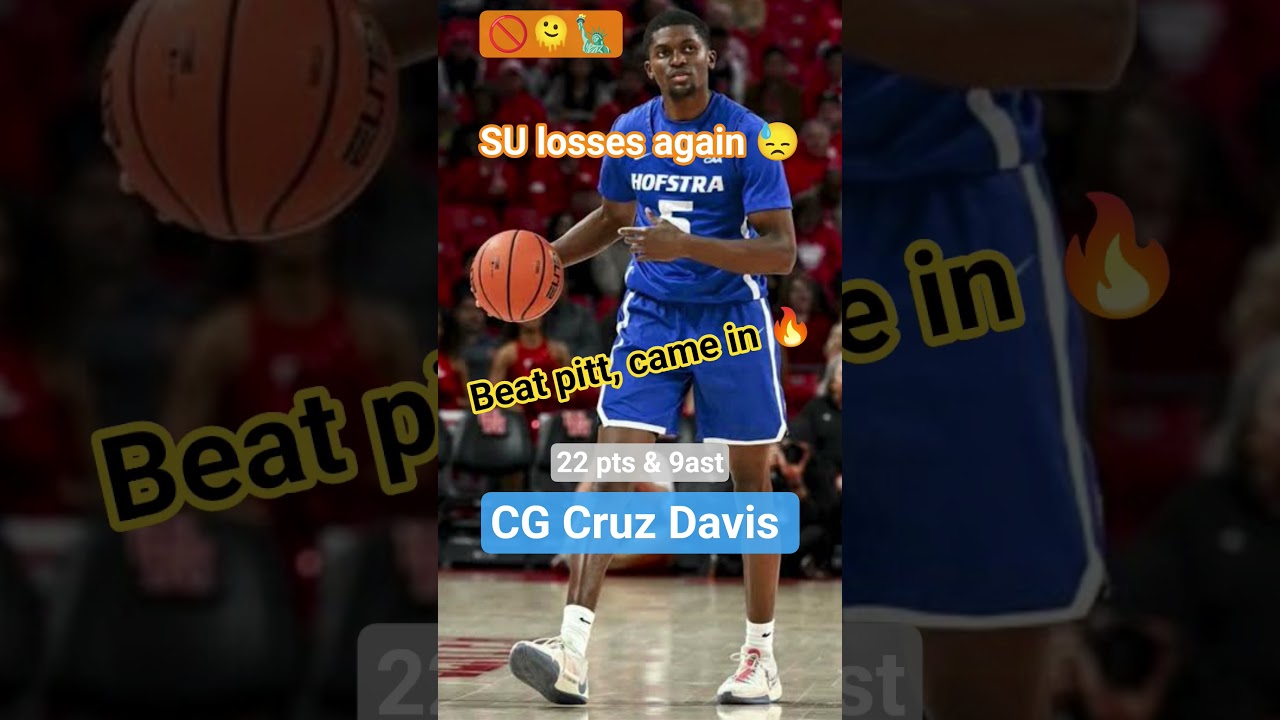Syracuse FAFO about Cruz Davis 