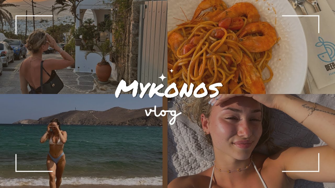 Dovolenka v Gr&eacute;cku | MYKONOS 🇬🇷 | pl&aacute;že, jedlo, ubytovanie