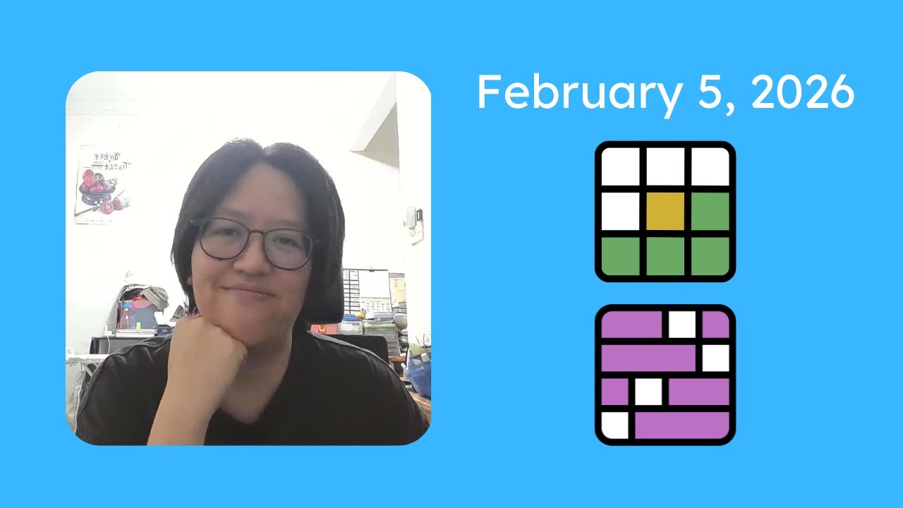 Wordle #1692 and Connections #970 | February 5, 2026