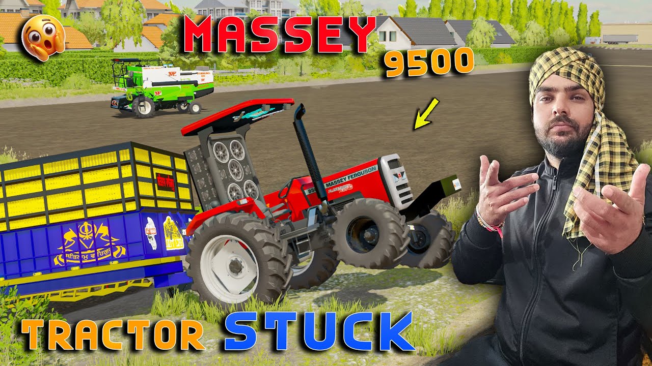 Massey Ferguson 9500 FAS Gyea | Kartar Harvester | Dhaliwal Gaming