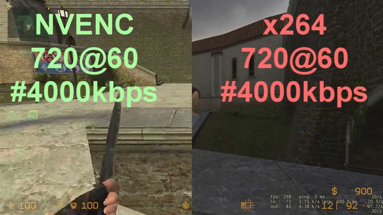 NVENC H.264 VS x264. Что же лучше?