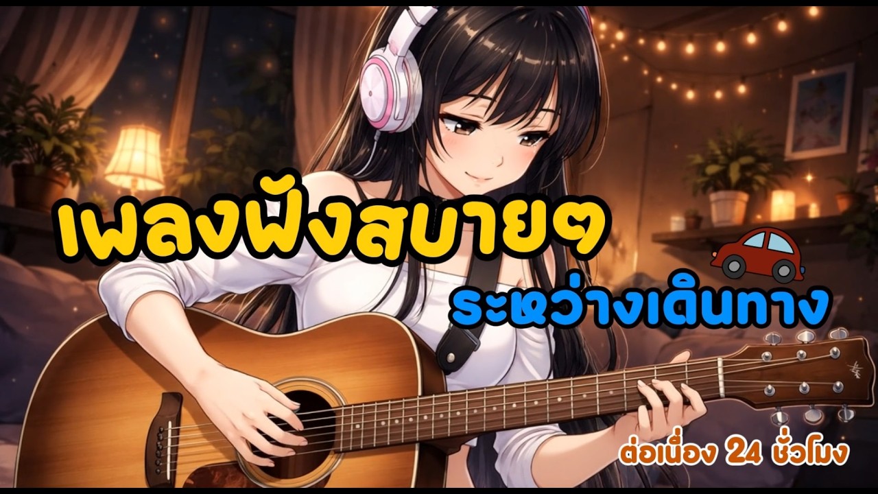 🔴 LIVE 24 ชม. | เพลงรักช้าๆ ฟังเพลิน ระหว่างเดินทาง เติมบรรยากาศ ชิลล์ๆ | Thai Pop R&B Acoustic