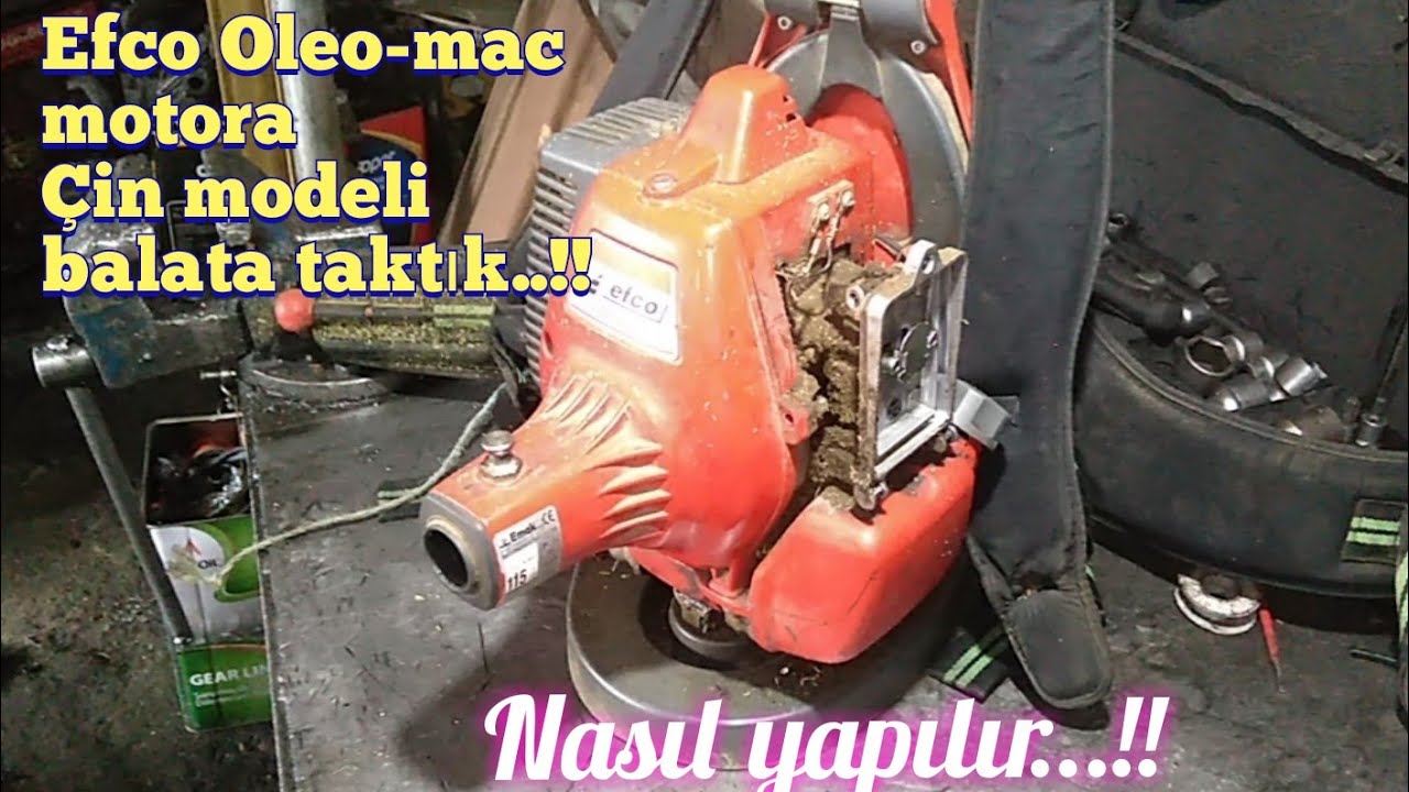 Efco Motor Scythe || Мы надеваем китайскую модель Balata. !!