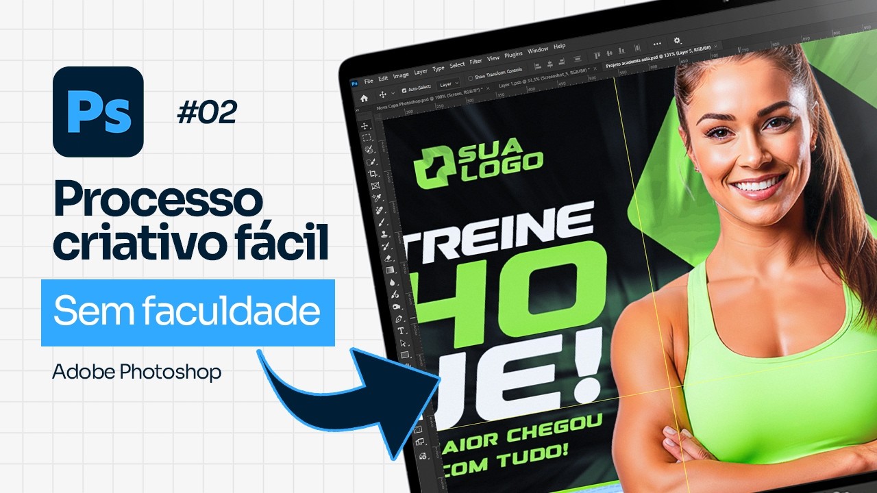 Como Fazer Arte para Instagram no Photoshop 2026 Atualizado PARTE 02