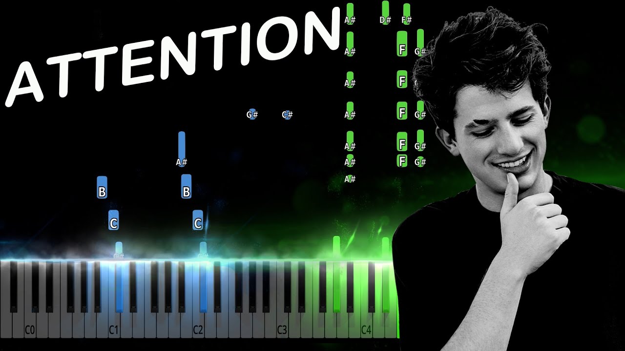 Charlie Puth - Attention Piano Tutorial