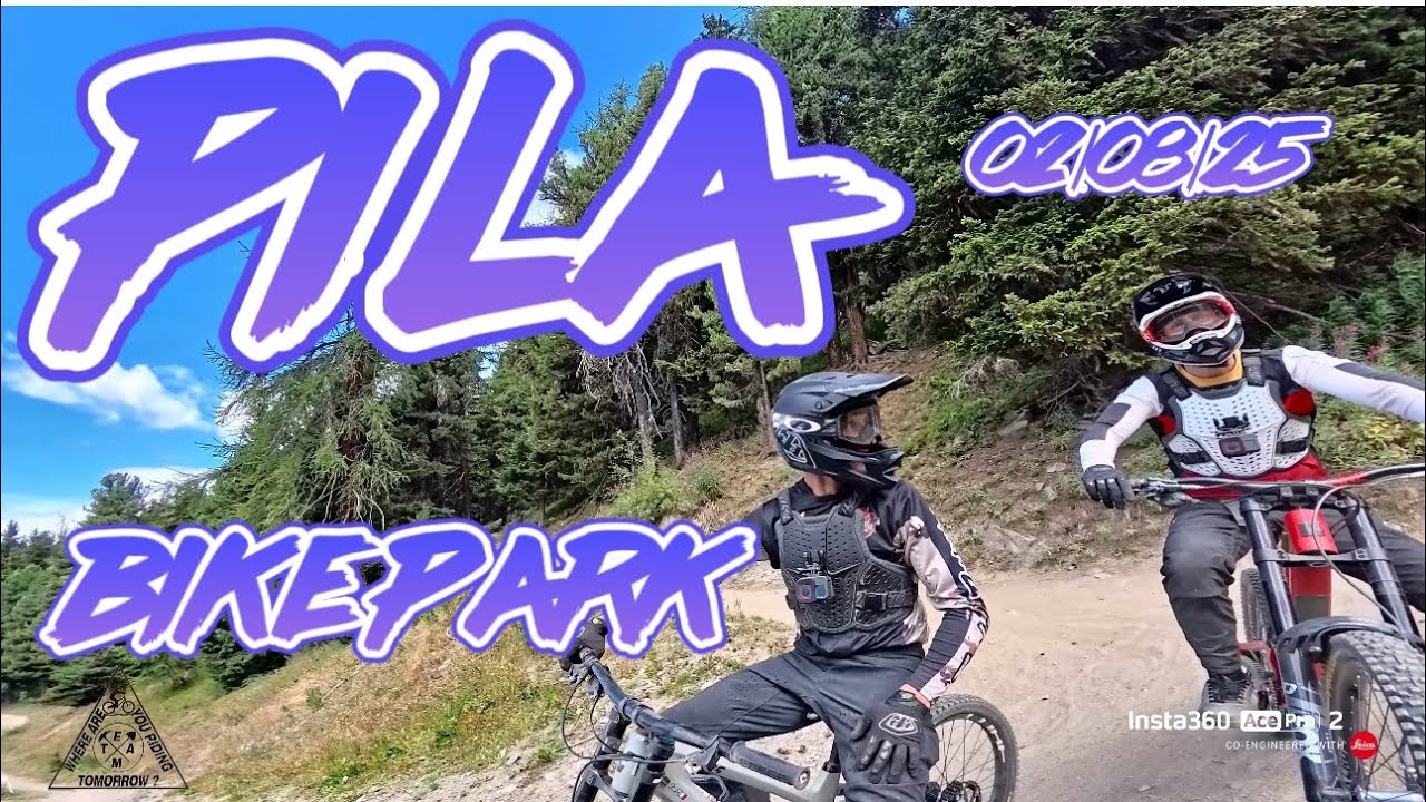 Pila bike Park 02/08/2025 Mix Freeride + 2/7  caccia ai leprotti#4k #mtb #downhill #insta360 