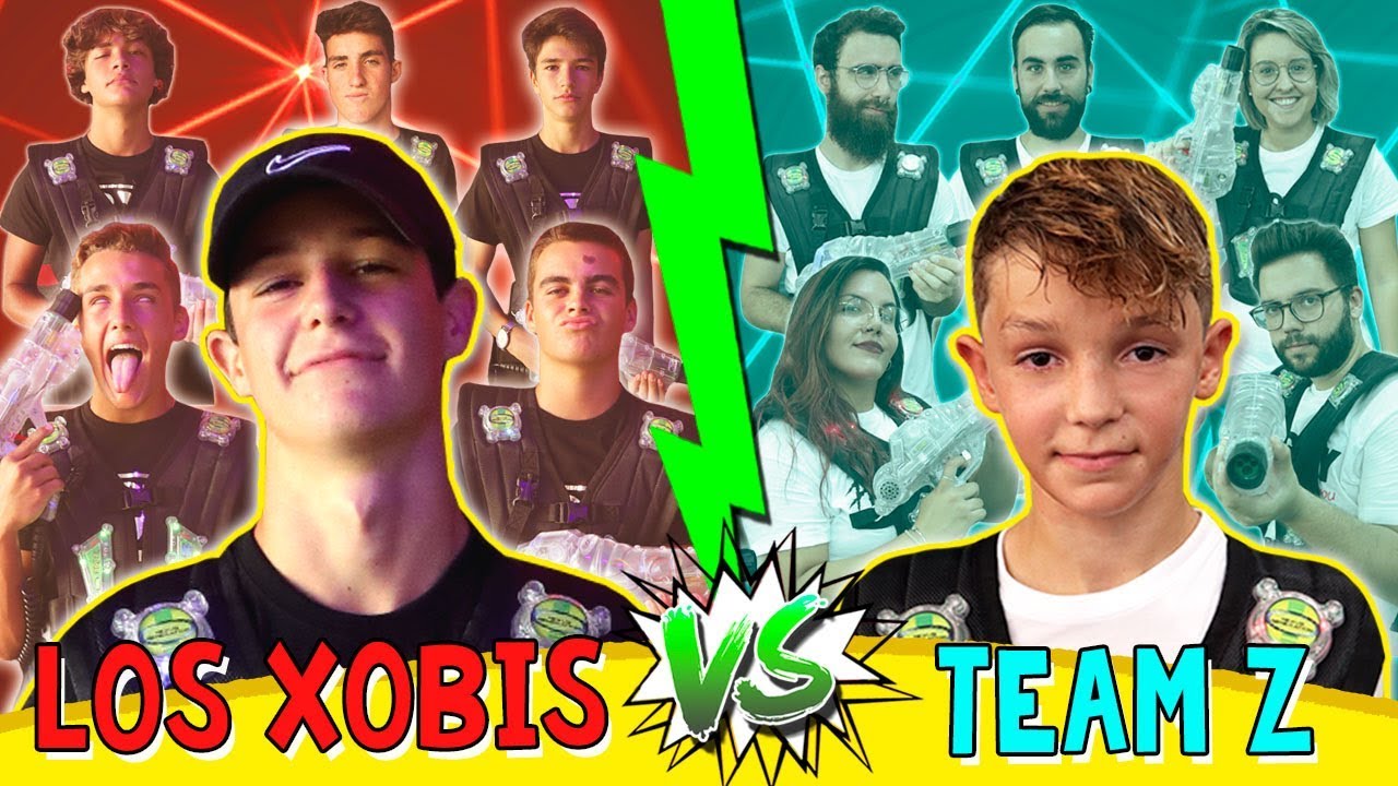 ¡¡BATALLA ÉPICA de LASER TAG!! ⚡ #LosXobis VS #ElTeamZ 🔫 Quien PIERDA CASTIGO EXTREMO 💥