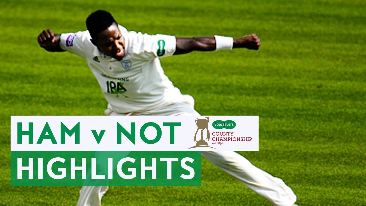 Rahane Hits Ton As Hampshire Go Second | Ham v Not | Specsavers County Championship