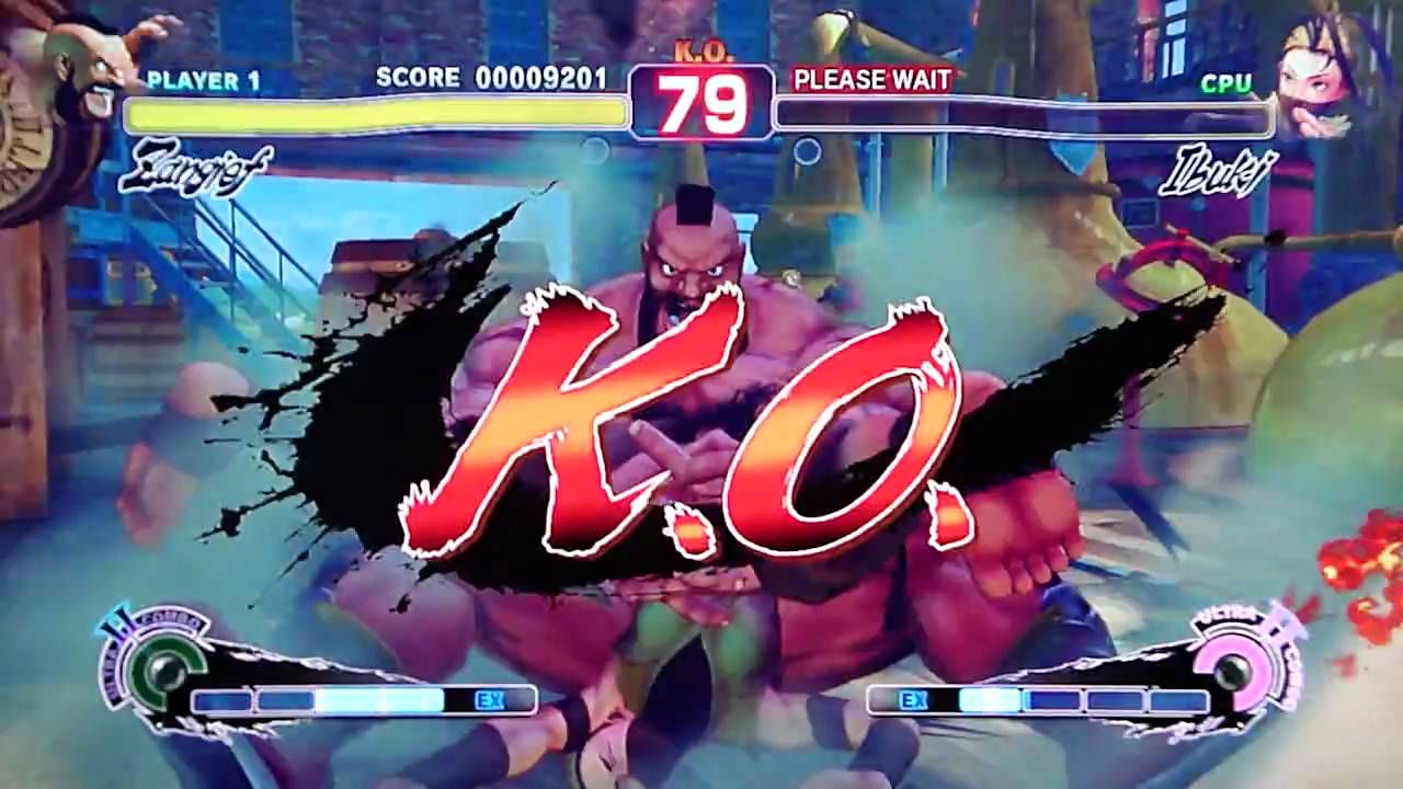 SSF4 Аркадный режим - Прохождение за Зангиефа, часть 1