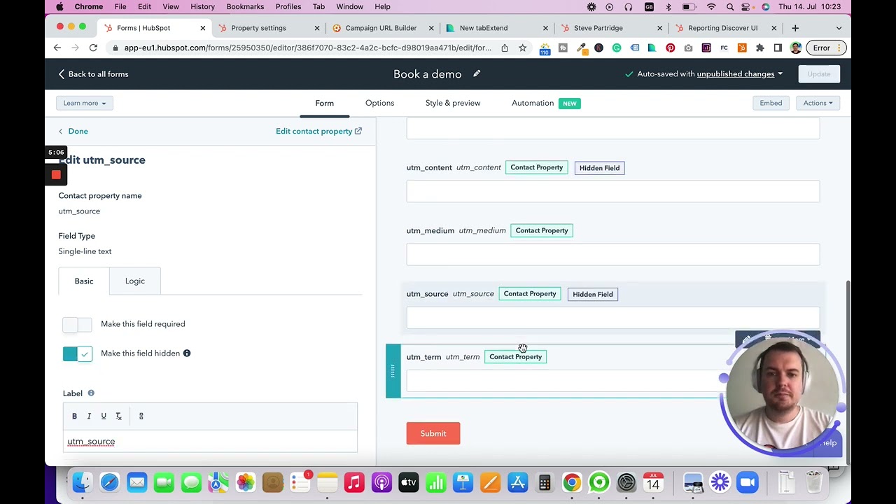 Hack for Tracking with UTMs & Forms in HubSpot |  👹 Tame the Beast 👹