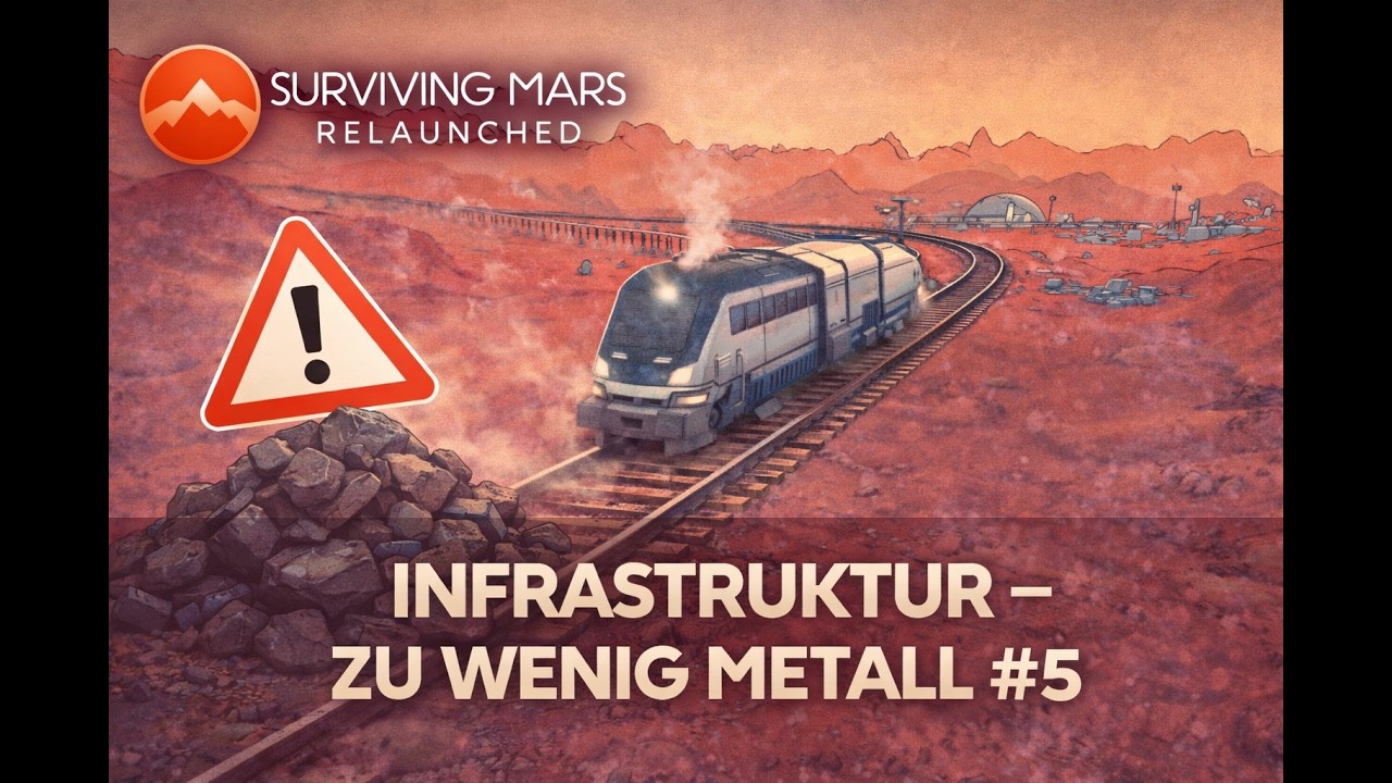 Infrastruktur wächst… doch das Metall fehlt | Surviving Mars #5