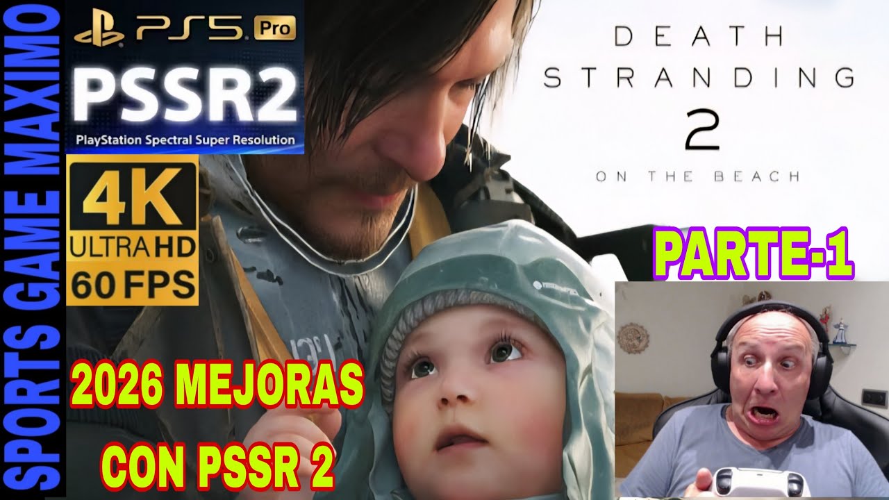PSSR 2 ULTRA 4K/60FPS - DEATH STRANDING 2: ON THE BEACH, PARTE-1 (PS5 PRO) GAMEPLAY DIRECTO ESPAÑOL