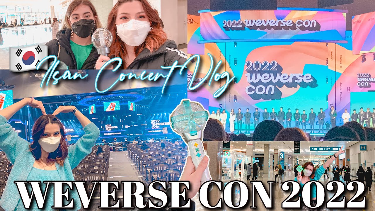 Weverse Con 2022 VLOG In-Person Concert in Ilsan! Seeing Seventeen, Enhypen, Txt, Justin Bieber LIVE
