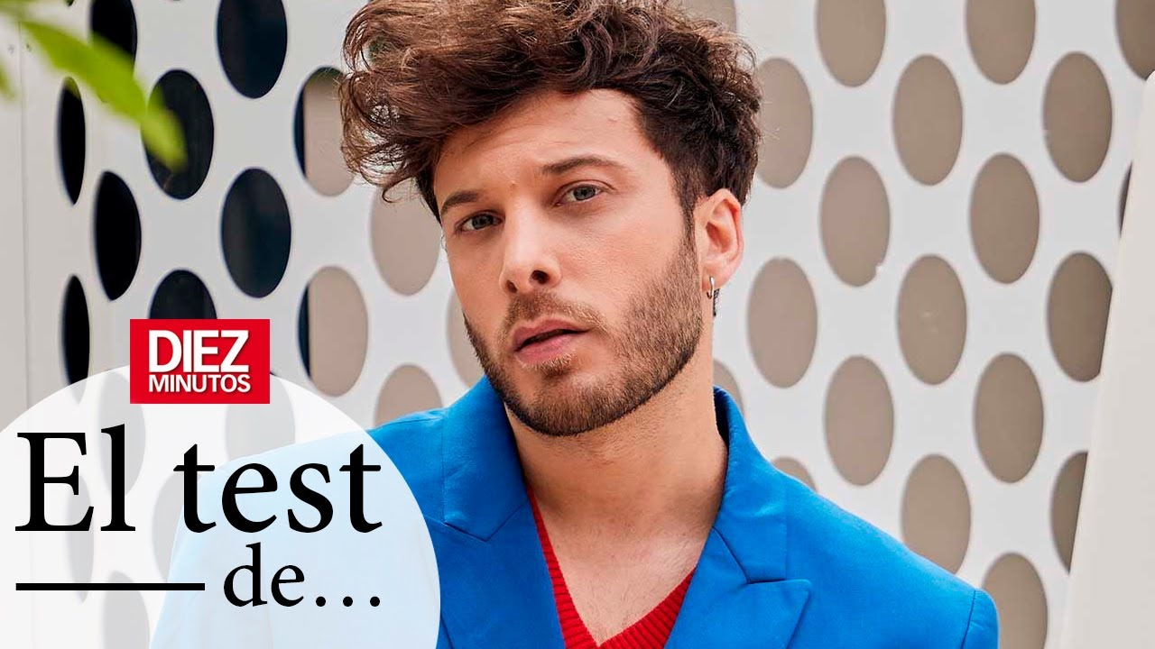 Blas Cantó se somete al 'Test de los famosos' y confiesa sus secretos mejor guardados | Diez Minutos