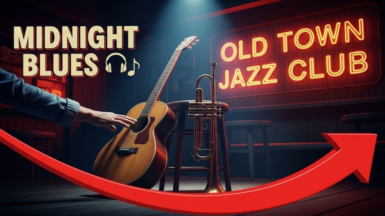 Midnight Blues – 1930s Slow Guitar & Trumpet for Lonely Nights