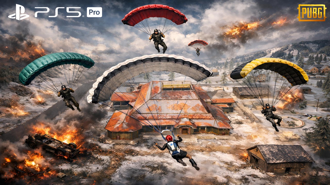 PUBG PS5 Pro &ndash; Snow War on Vikendi! Full Gameplay in 4K 60FPS