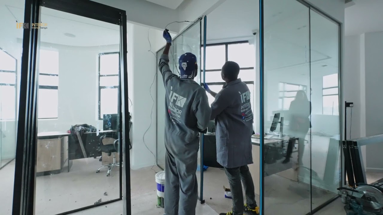Modern Office Makeover| Transforming Workspaces with Style, Comfort and Security.