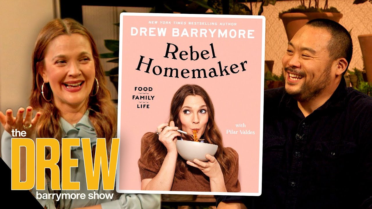 Drew's Brought to Tears After David Chang and Others Surprise Her to Congratulate Her on Cookbook