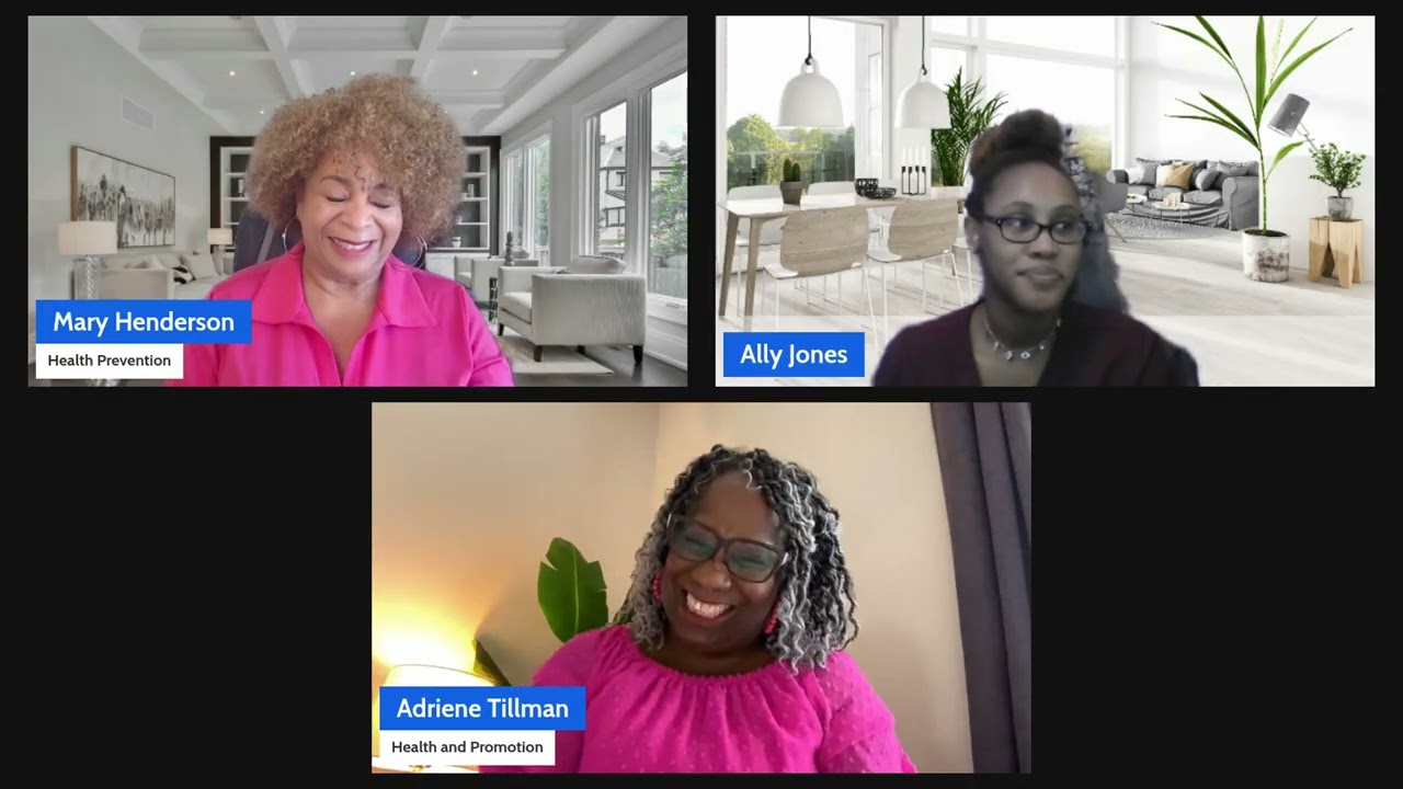 Health Prevention with Adrienne Tillman, RN & Alloy Jones, University of Washington/Seattle