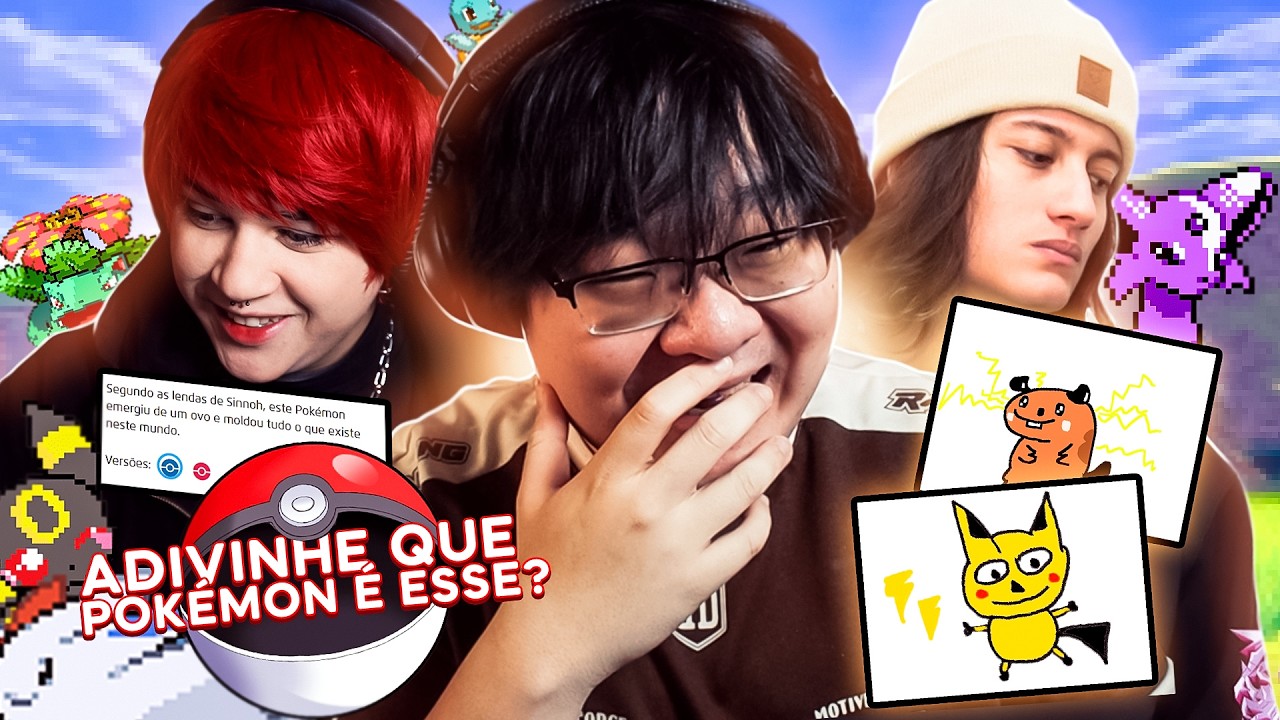 QUEM É ESSE POKÉMON?! DESENHANDO Só os MAIS FAMOSOS! (ft Scottonauta e Ycaro)