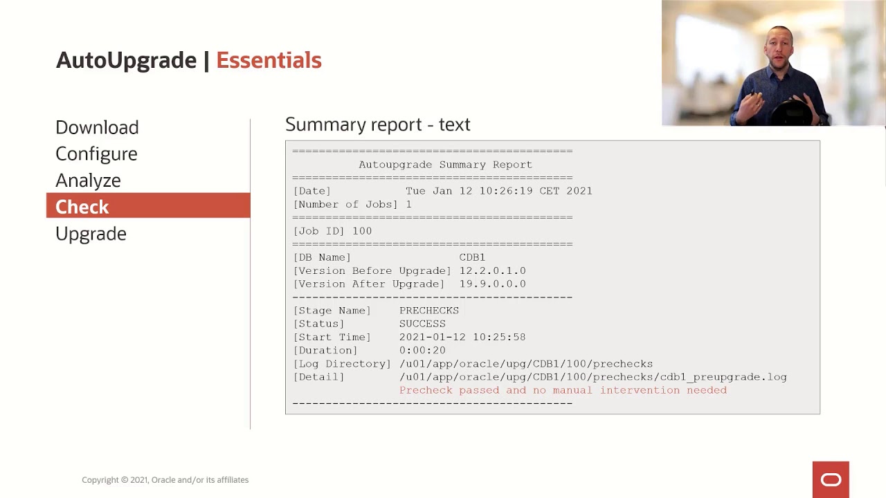 Oracle Database Upgrade: AutoUpgrade essentials