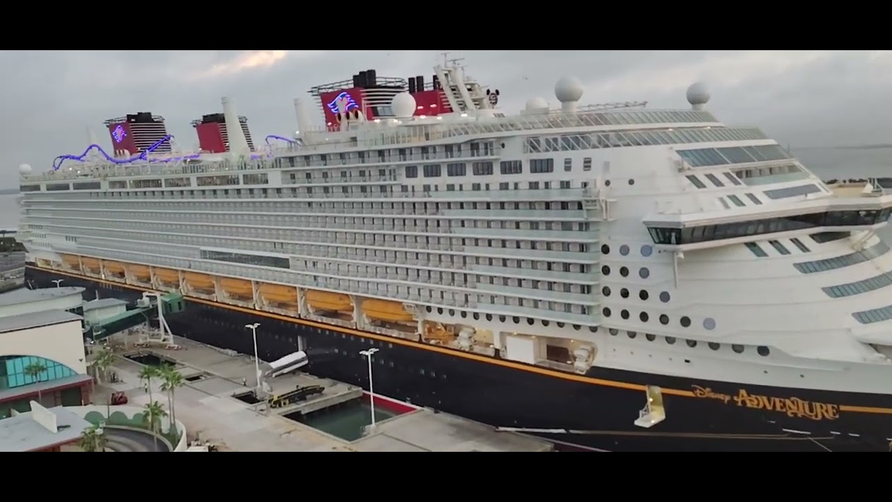 Disney Adventure arrived at Port Canaveral 
