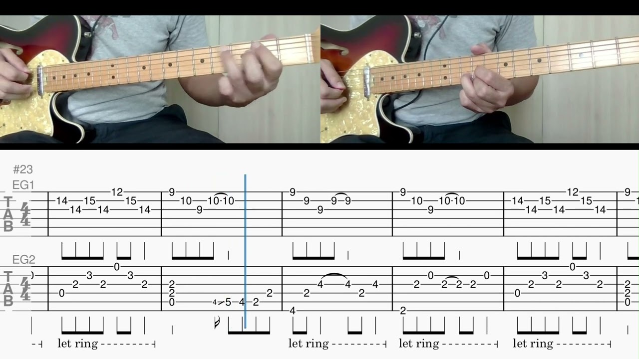 All For Love [TABS] (Hillsong United) Electric Guitar #hillsongunited #hillsong