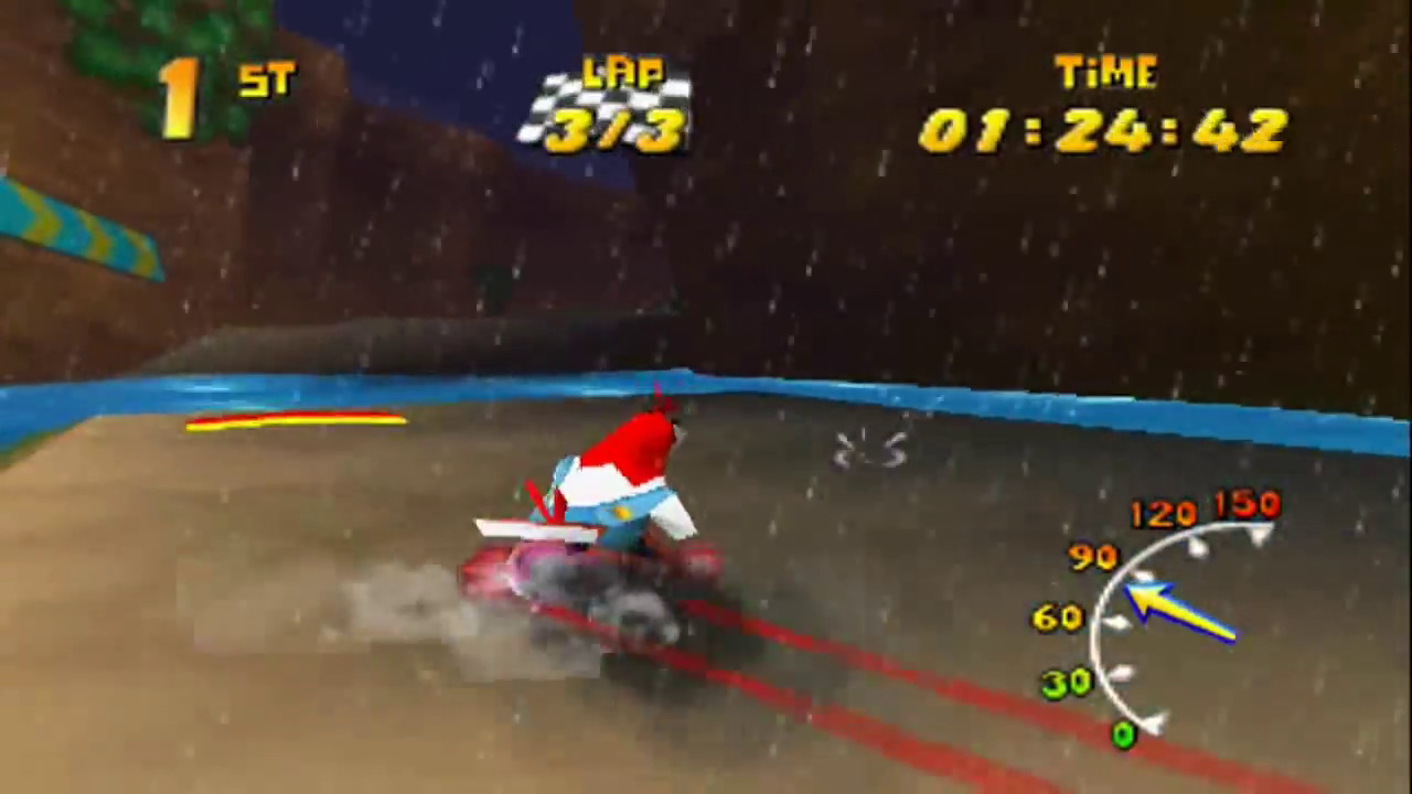 Diddy Kong Racing - Wizpig Race as Drumstick [Purple Boosts]