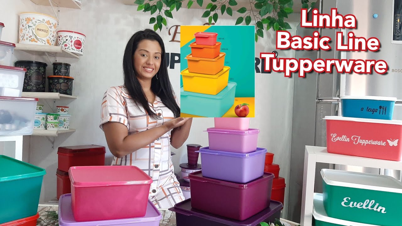 BASIC LINE TUPPERWARE | PROMOÇÃO VITRINE 10/2021 | Evellin Tupperware