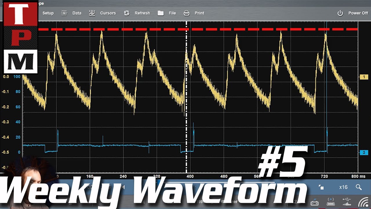 Weekly Waveform 5 - Invert, AC couple, ignition sync, relative compression