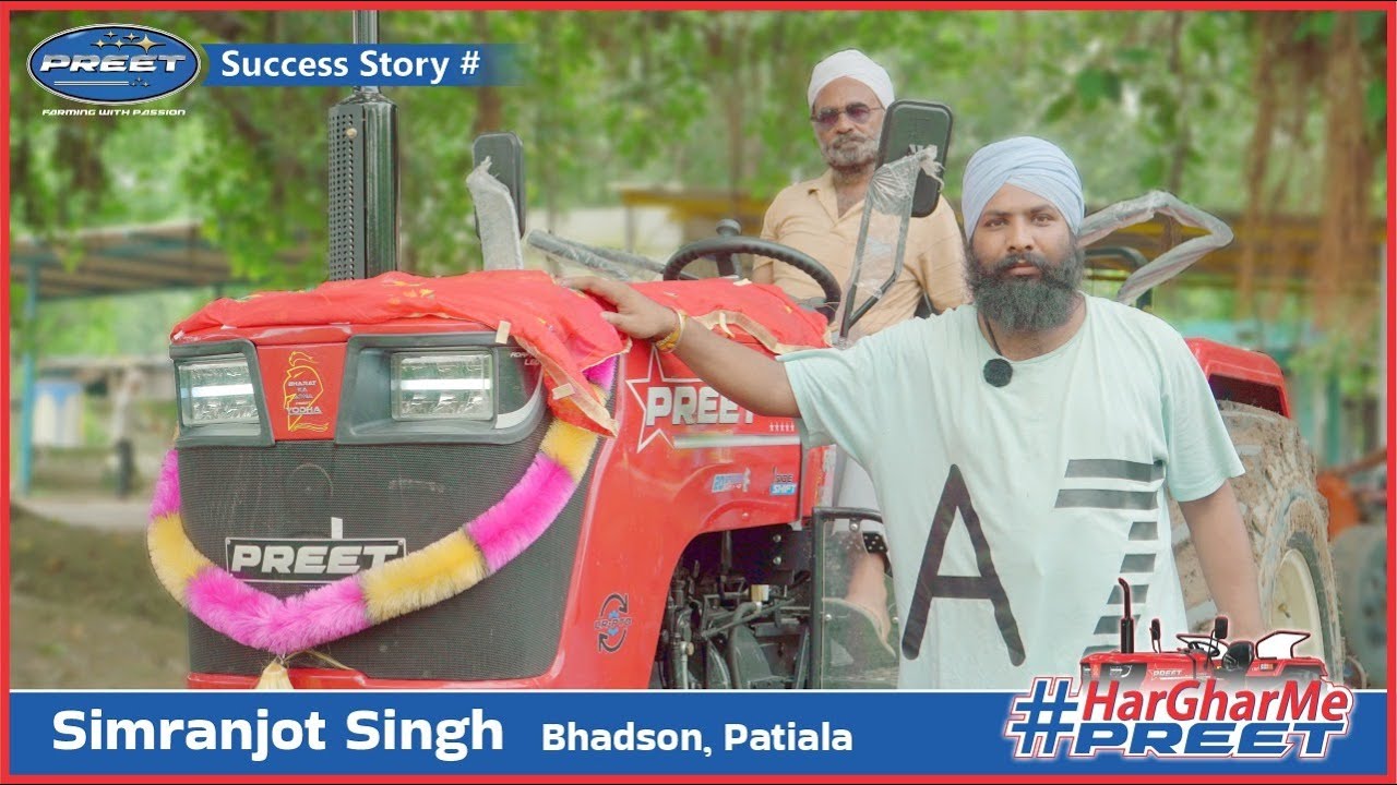Preet 6049 Tractor Review | Simranjot Singh Shares Service, Quality & Performance