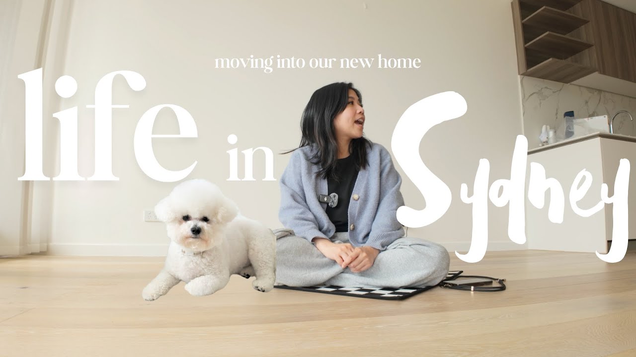 Moving into our new home | errands,  shopping haul, home cooking | cosy life vlog in Sydney 🌷✨