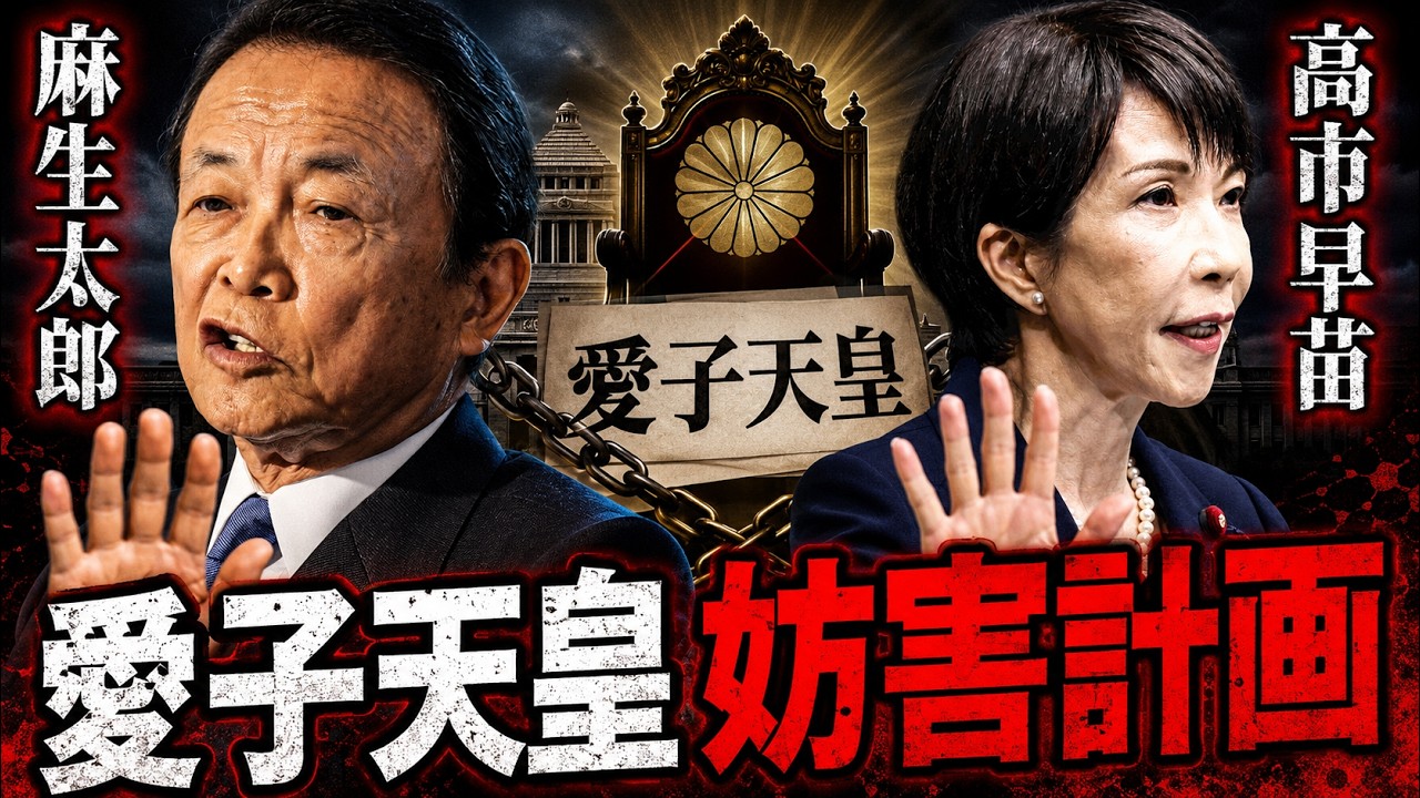 麻生太郎、高市早苗は愛子天皇実現を何故こんなに妨害するのか。京都大学教授・池亀彩。安冨歩東京大学名誉教授。一月万冊清水