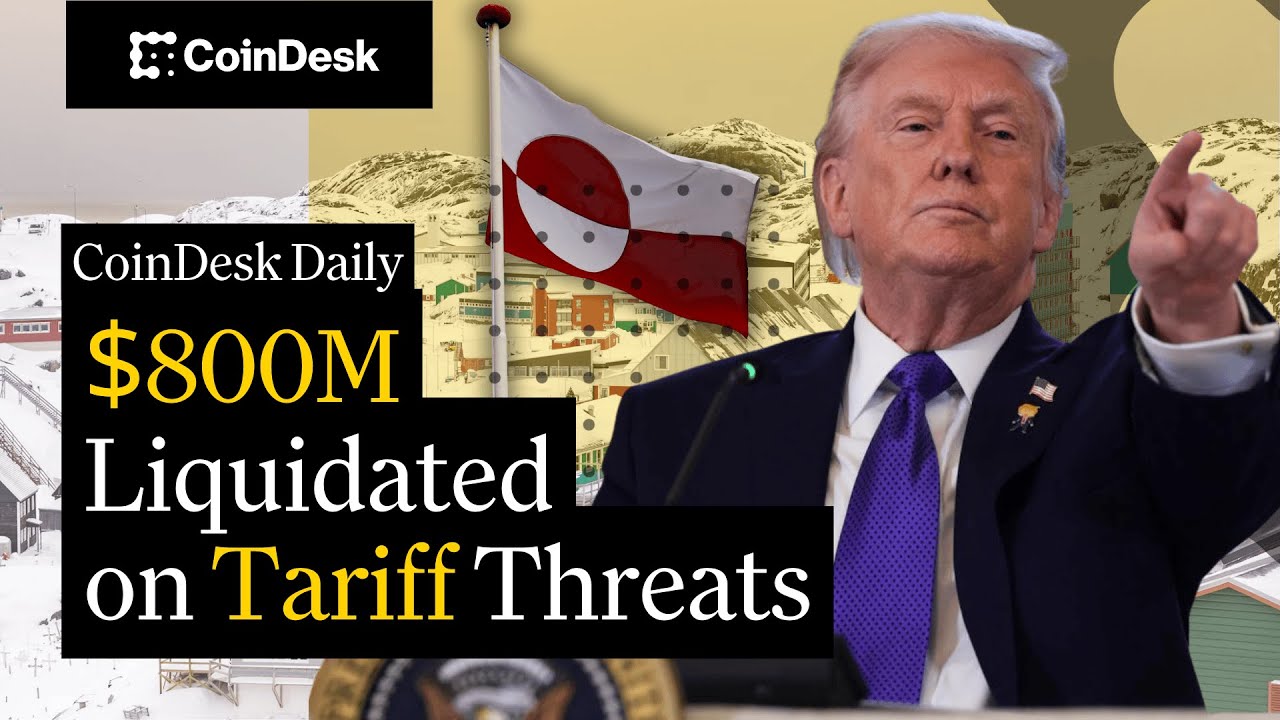 $800M Liquidated as Trump-EU Greenland Feud Flares Up
