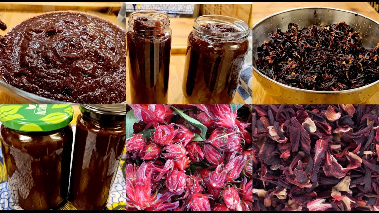PURÉE À LA FLEUR D'HIBISCUS:Comment Réaliser La Purée Salée À La Fleur D'hibiscus Bissap 