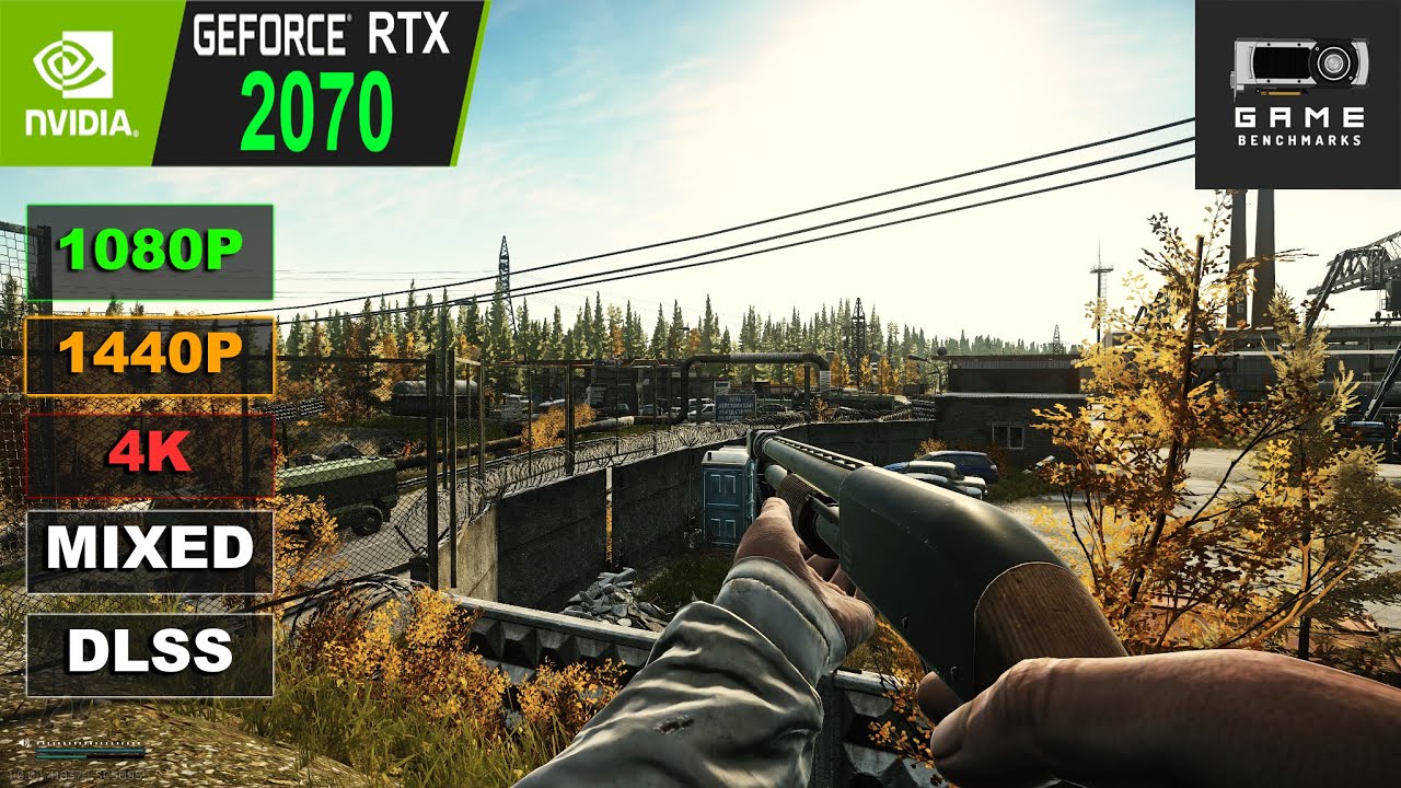 RTX 2070 | Обзор производительности Escape From Tarkov 1.0 / Тест 1080P, 1440P, 4K, DLSS