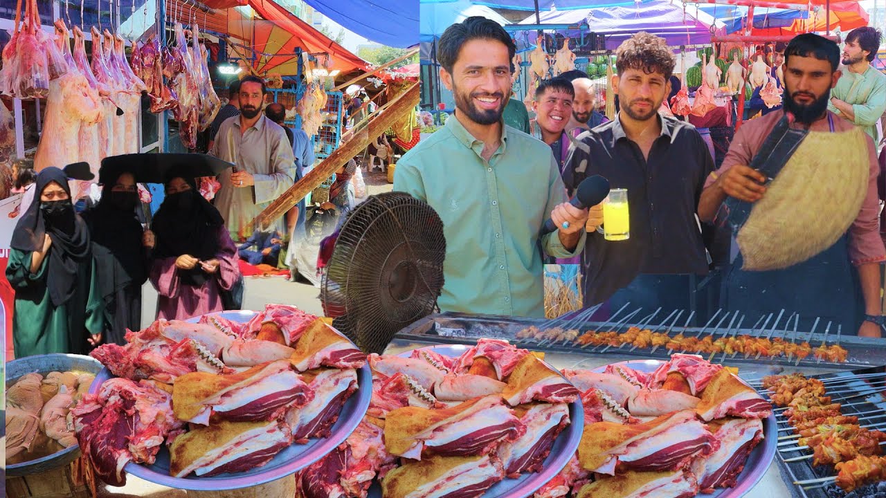 Karta Naw Kabul, گزارش توحید از کارته نو کابل، قیمت گوشت، قصابی و کباب افغانی