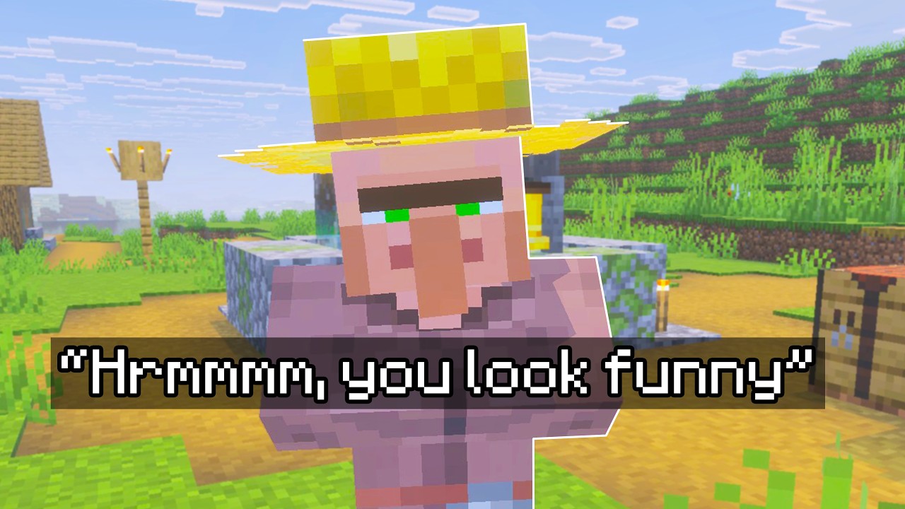 Говорящие жители в Minecraft &mdash; это просто ПУШКА!