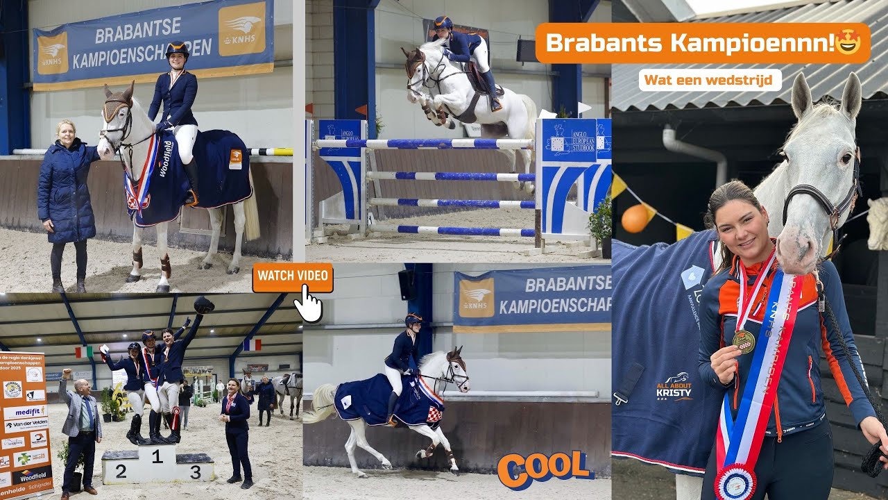 Brabantse kampioenschappen Springen, wat een wedstrijd!🏆🤩 ✰VLOG 392✰ | Kristy Snepvangers |