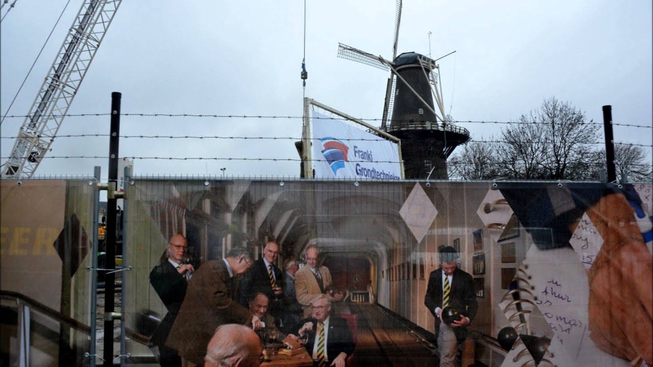 Bouwdoek rondom Lammermarkt bij Molen de Valk www.leidseglibber.nl