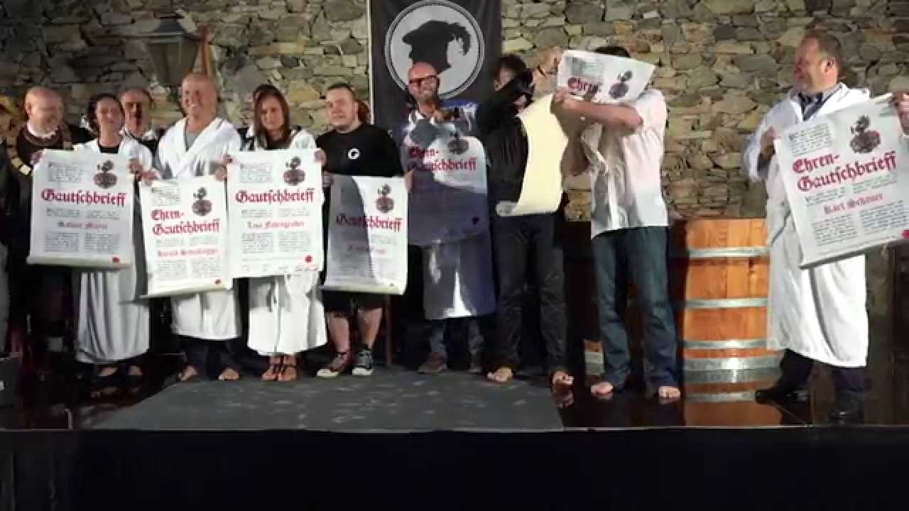 Gautschfeier Druckhaus Schiner V1