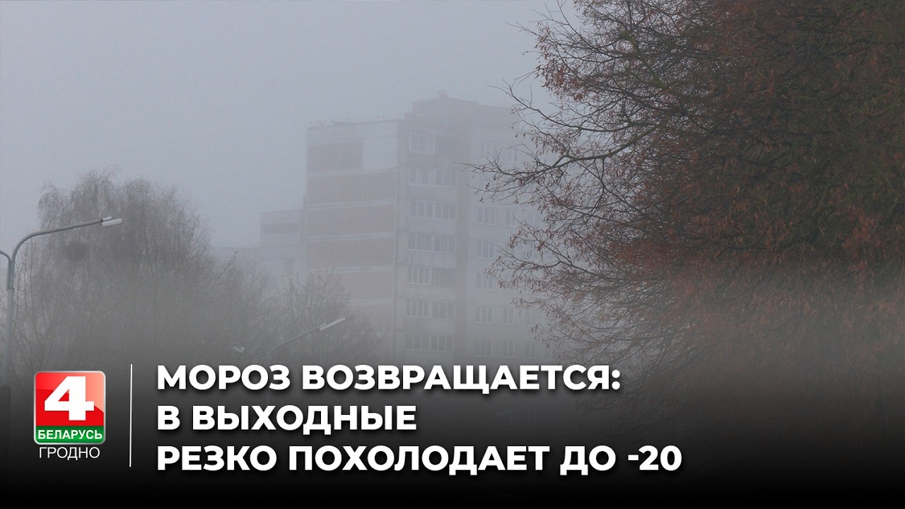 Мороз возвращается: в выходные резко похолодает до -20