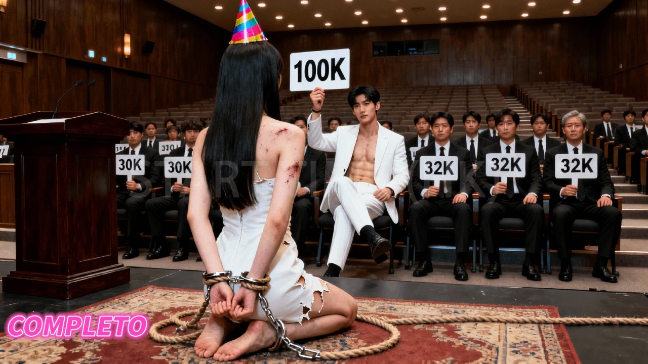 Girl was sold at auction for $3M, but only the Mafia CEO saved her and showered her with love!#drama