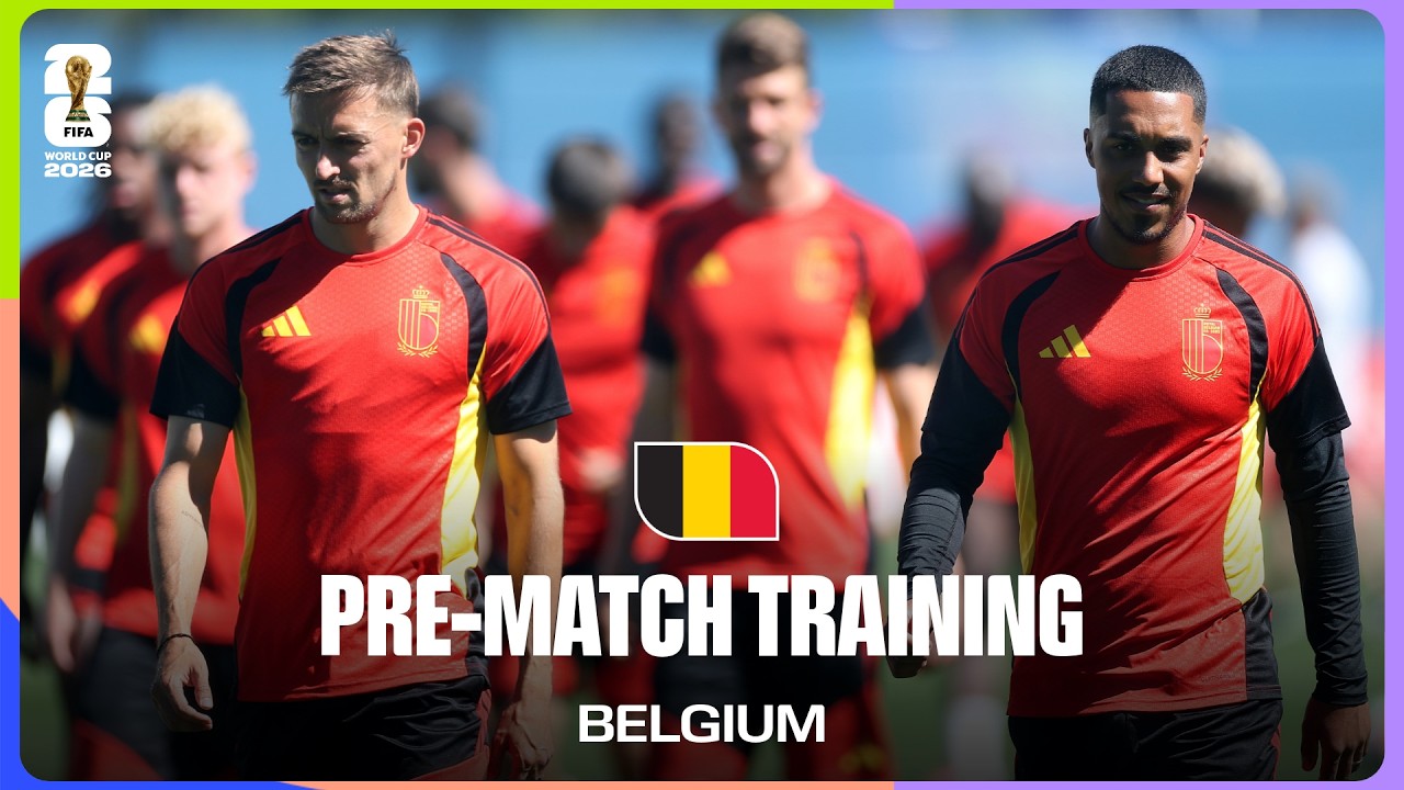 Belgium Train Before USA | FIFA World Cup 2026&trade;