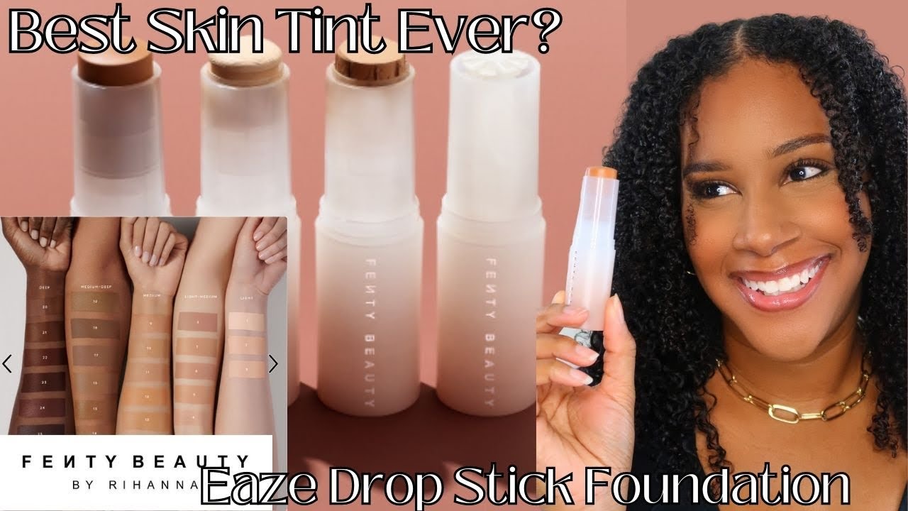 Fenty Beauty Stick Foundation: Eaze Drop Stick Blur + Smooth Tint Review *yess to natural makeup*