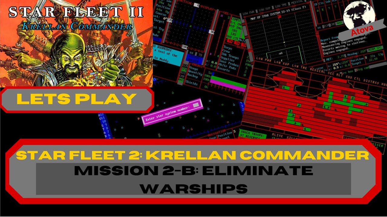 Lets Play Star Fleet 2: Krellan Commander | Mission 2-B | Eliminate Warships