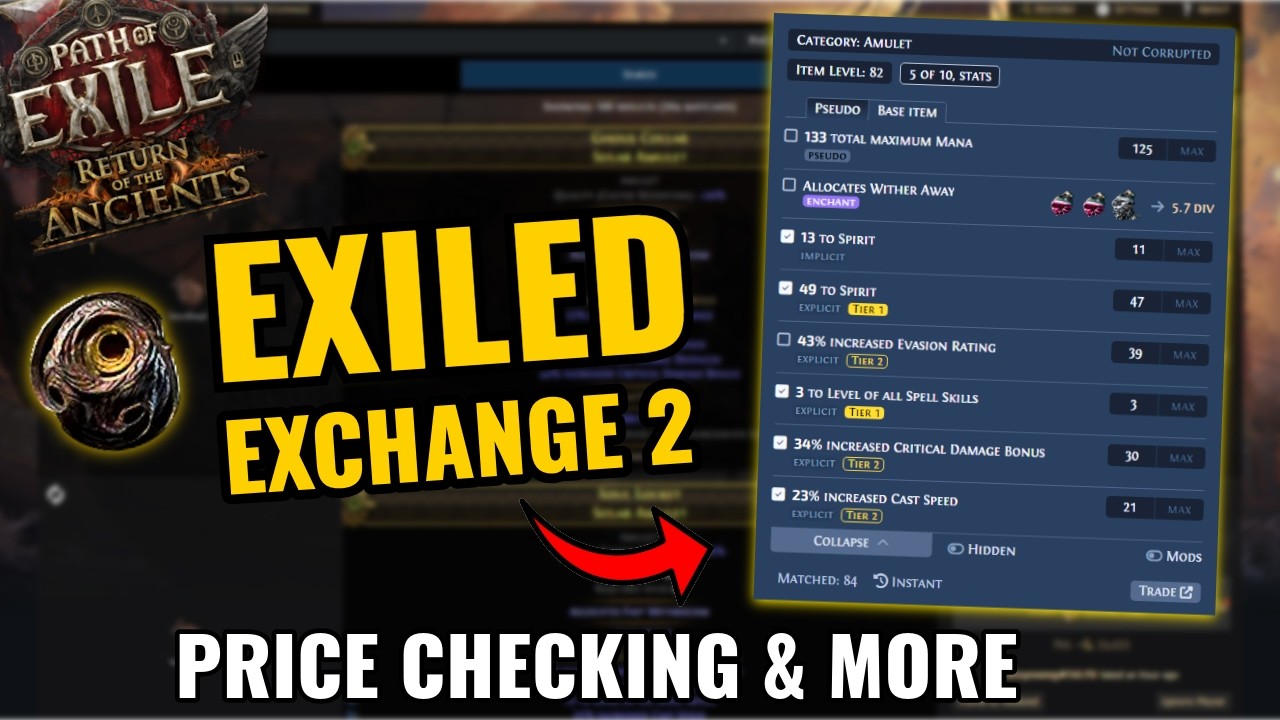 Price Checking & More w/ Exiled Exchange 2 - Guide for Beginners in Path of Exile 2