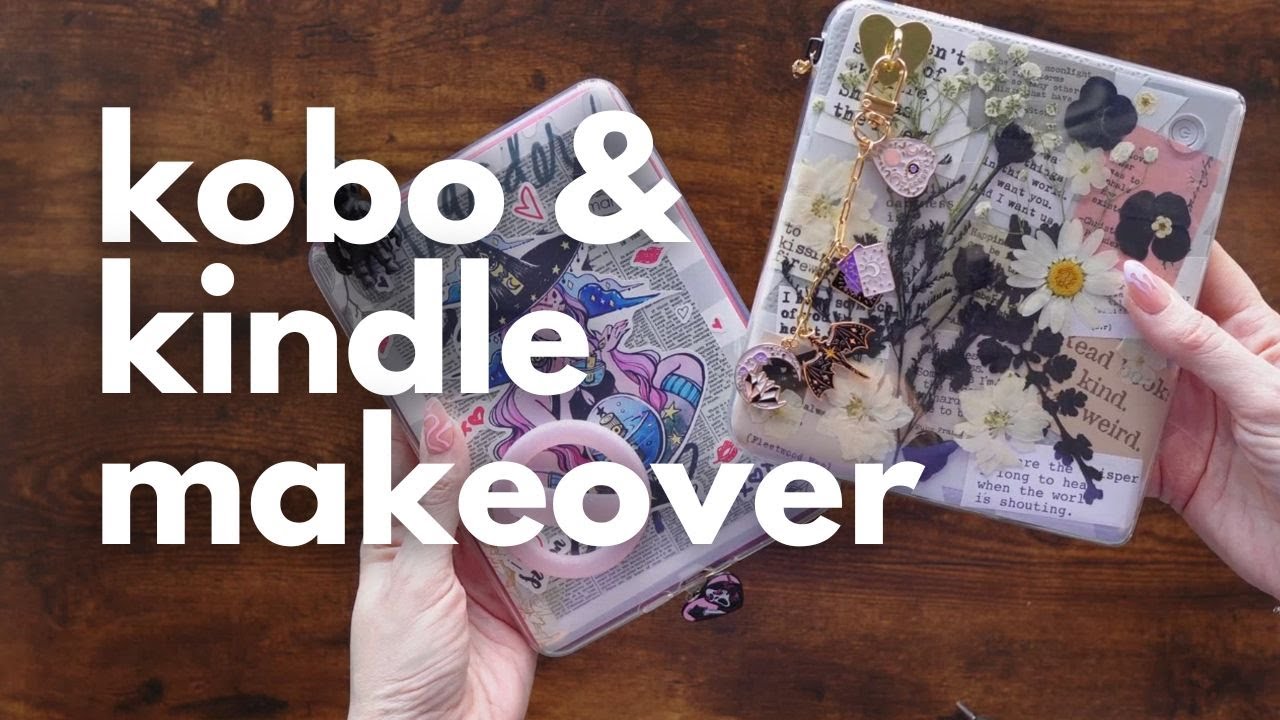 Decorate My Kindle & Kobo With Me ☁️ 1 Hour Cozy Body Doubling